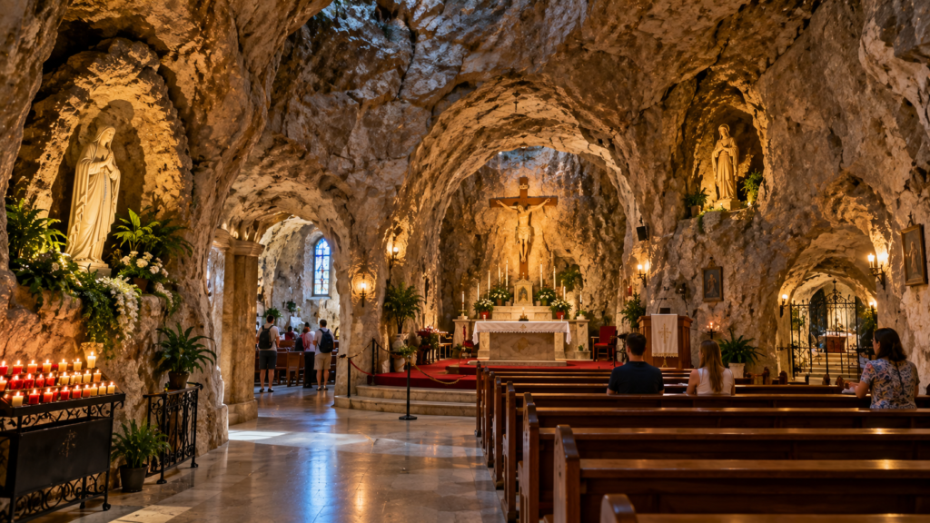 La chapelle de la grotte